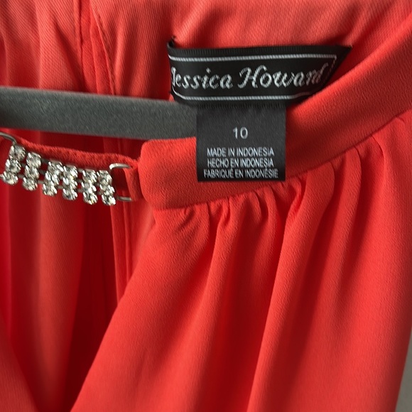 Jessica Howard Coral Sleeveless Cocktail Dress 10 - Picture 5 of 5